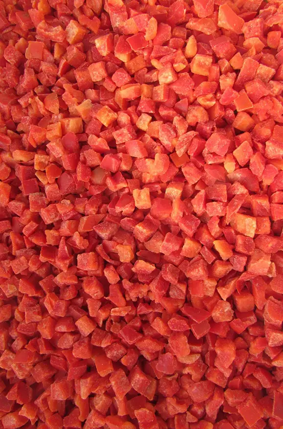 Dondurulmuş Kırmızı Biber